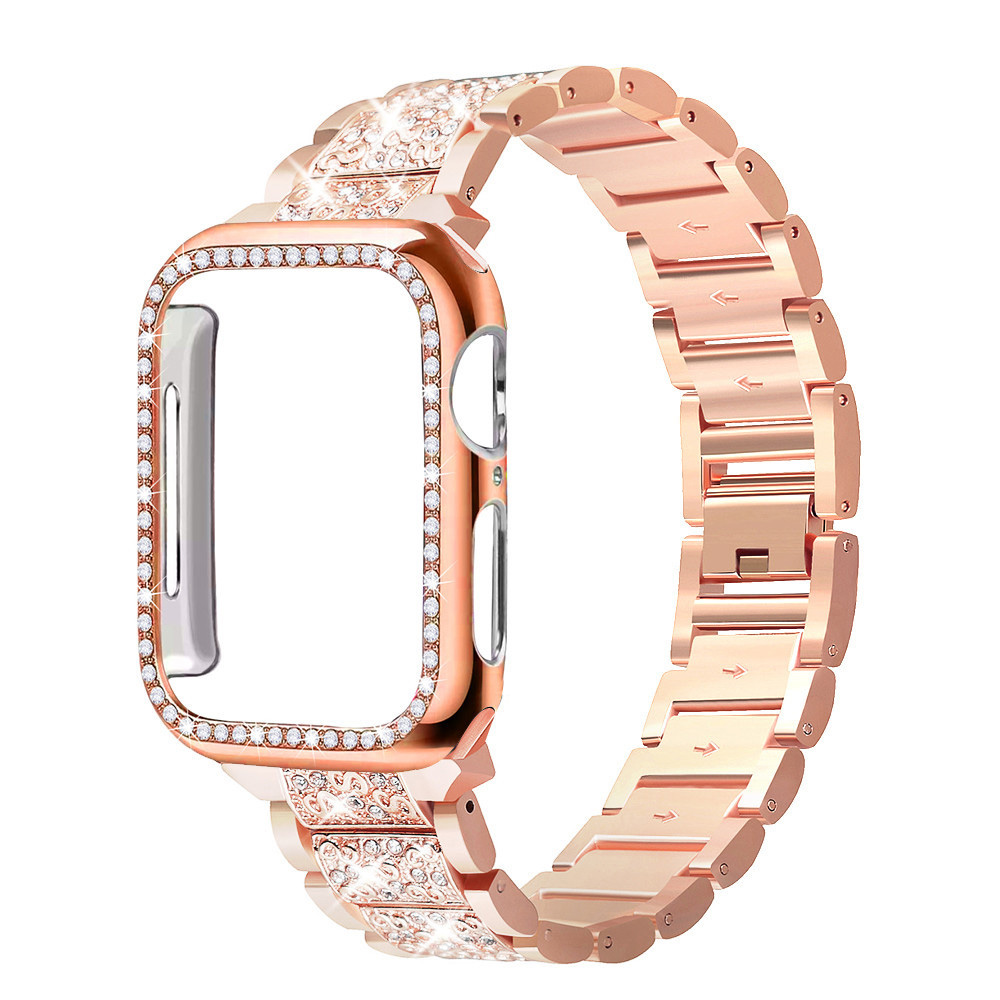 Luxury Watch Ap - Apple Watch 밴드용 케이스 + 블링