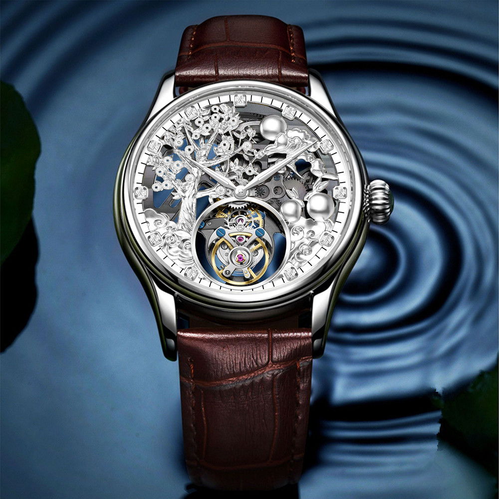 Zodiac Luxury Watch - AESOP 리얼 투르비옹 기계식 남성용 시계