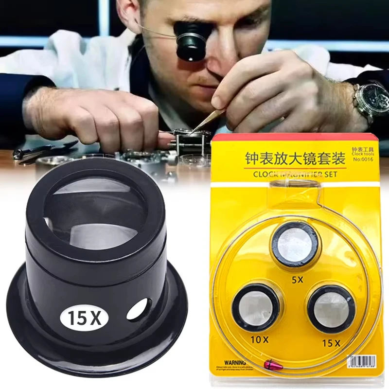 Luxury Watch Cleaning Kit - 시계 수리용 확대경 세트, 시계 제작자용