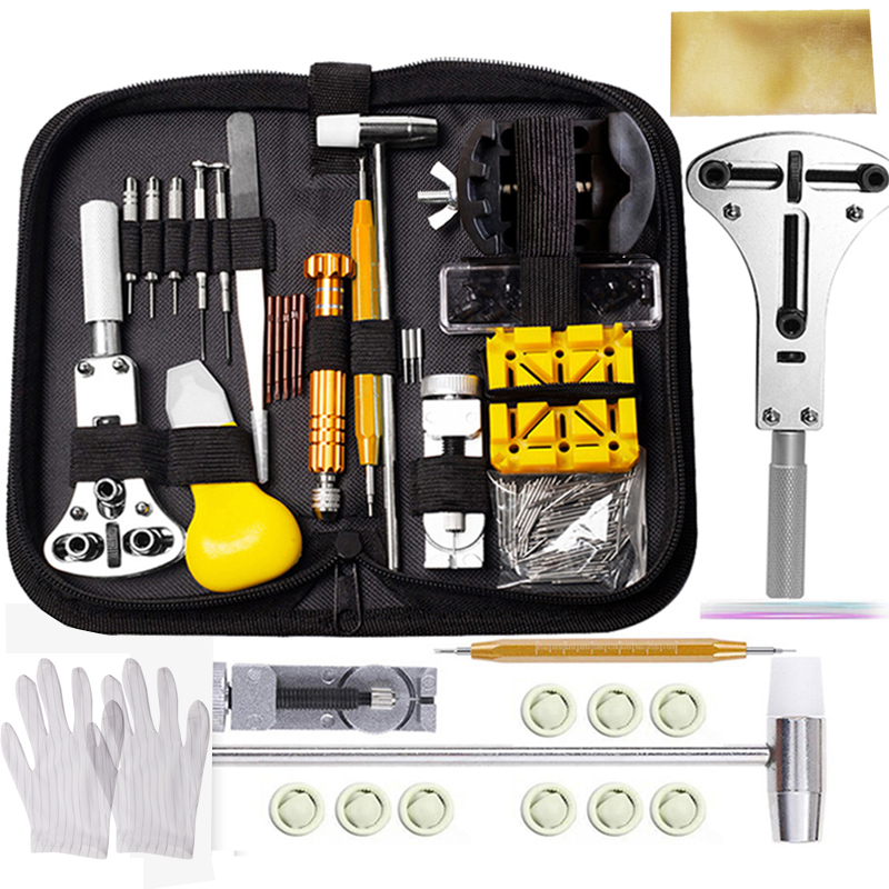 Luxury Watch Cleaning Kit - 160PCS 시계 수리 도구 키트 시계