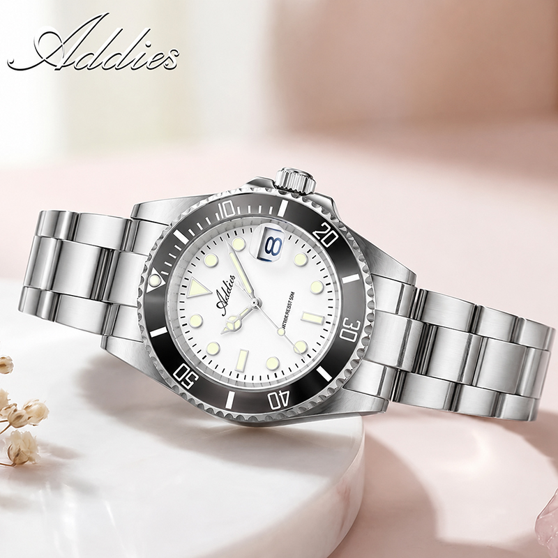 Luxury Watch Women - ADDIES 36mm 50m 방수 여성용 시계