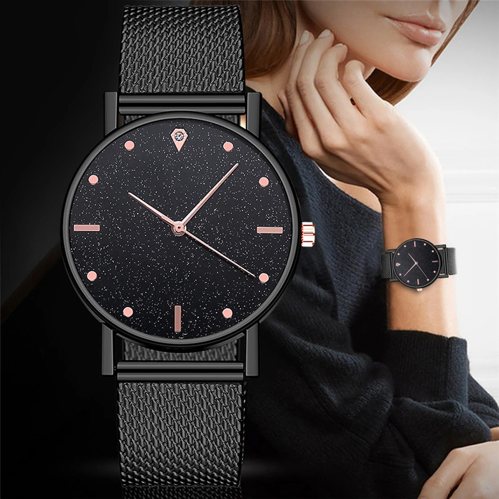 Luxury Watch Gold And Black - 2025 새로운 간단한 실리콘 밴드 여성
