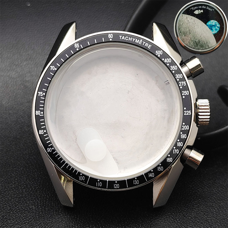 Exhibition Caseback - 39.7mm 남성용 시계 메탈 케이스 VK63