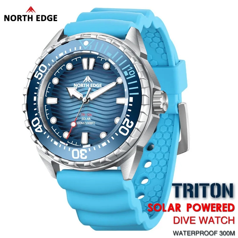 Best Luxury Quartz Watch - NORTH EDGE 2025 뉴 트라이톤 솔라