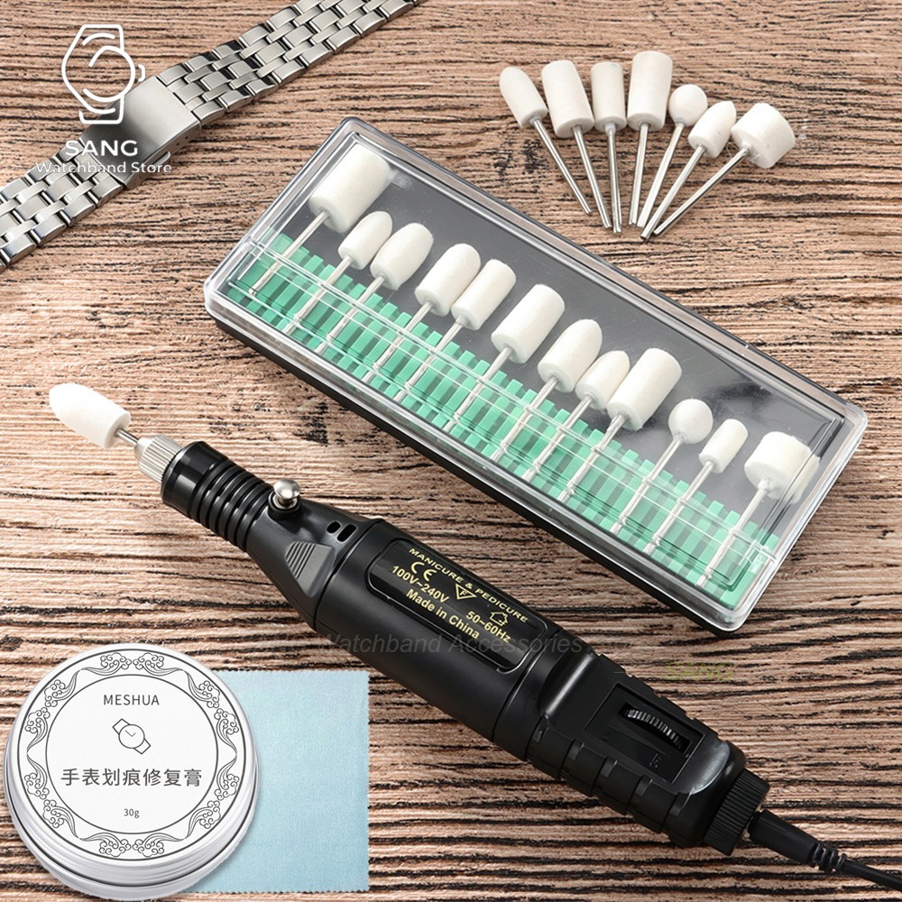 Luxury Watch Cleaning Kit - 스테인리스 스틸 시계줄 전기 휴대용 연마
