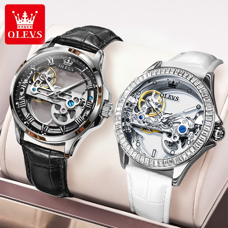 OLEVS 커플 시계 남성 여성을위한 원래 완전 투명한 - Luxury Watch Wallpaper 리뷰 및 가격
