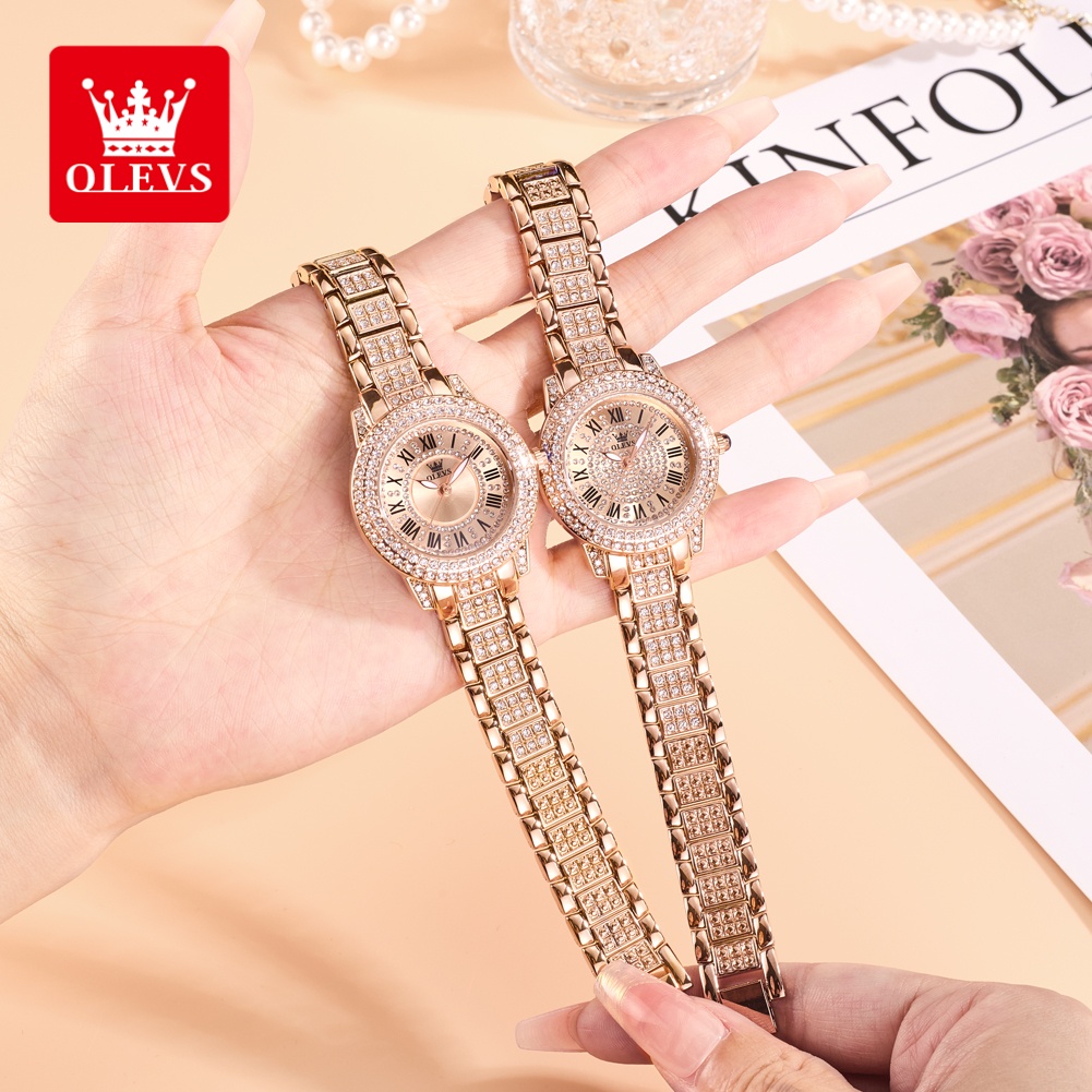OLEVS 럭셔리 패션 여성용 시계 다이아몬드 다이얼  - Luxury Watch Women 리뷰 및 가격