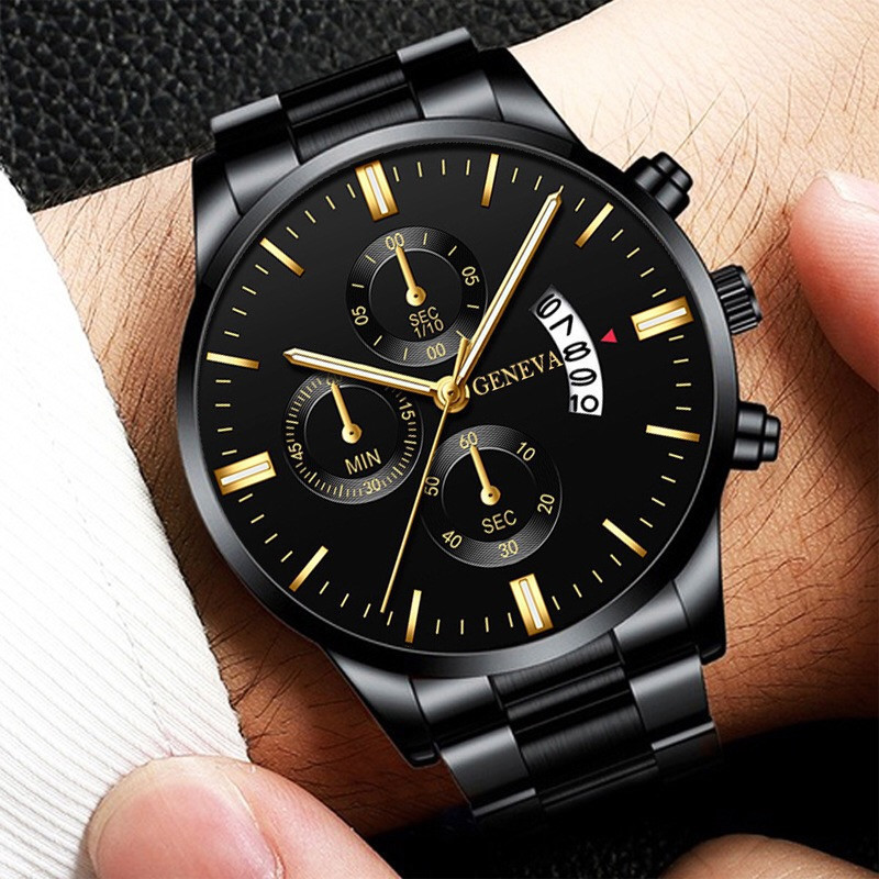 럭셔리 스테인리스 스틸 남성용 캘린더 쿼츠 시계 패션  - Best Luxury Quartz Watch 리뷰 및 가격