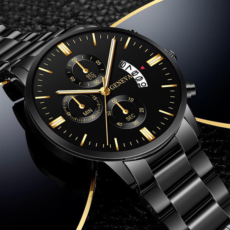 럭셔리 스테인리스 스틸 남성용 캘린더 쿼츠 시계 패션  - Best Luxury Quartz Watch 리뷰 및 가격