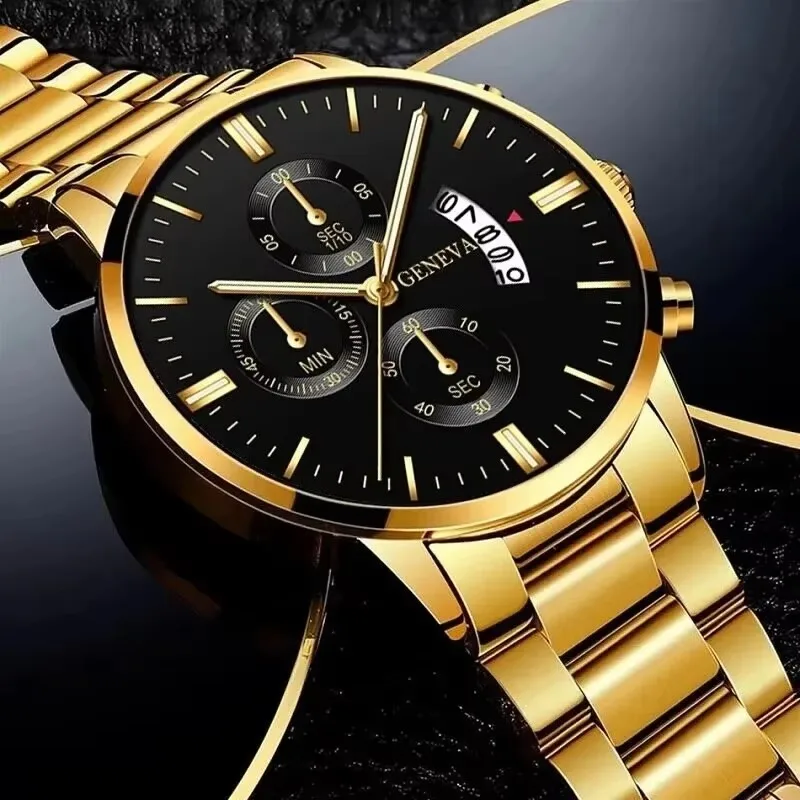 럭셔리 스테인리스 스틸 남성용 캘린더 쿼츠 시계 패션  - Best Luxury Quartz Watch 리뷰 및 가격