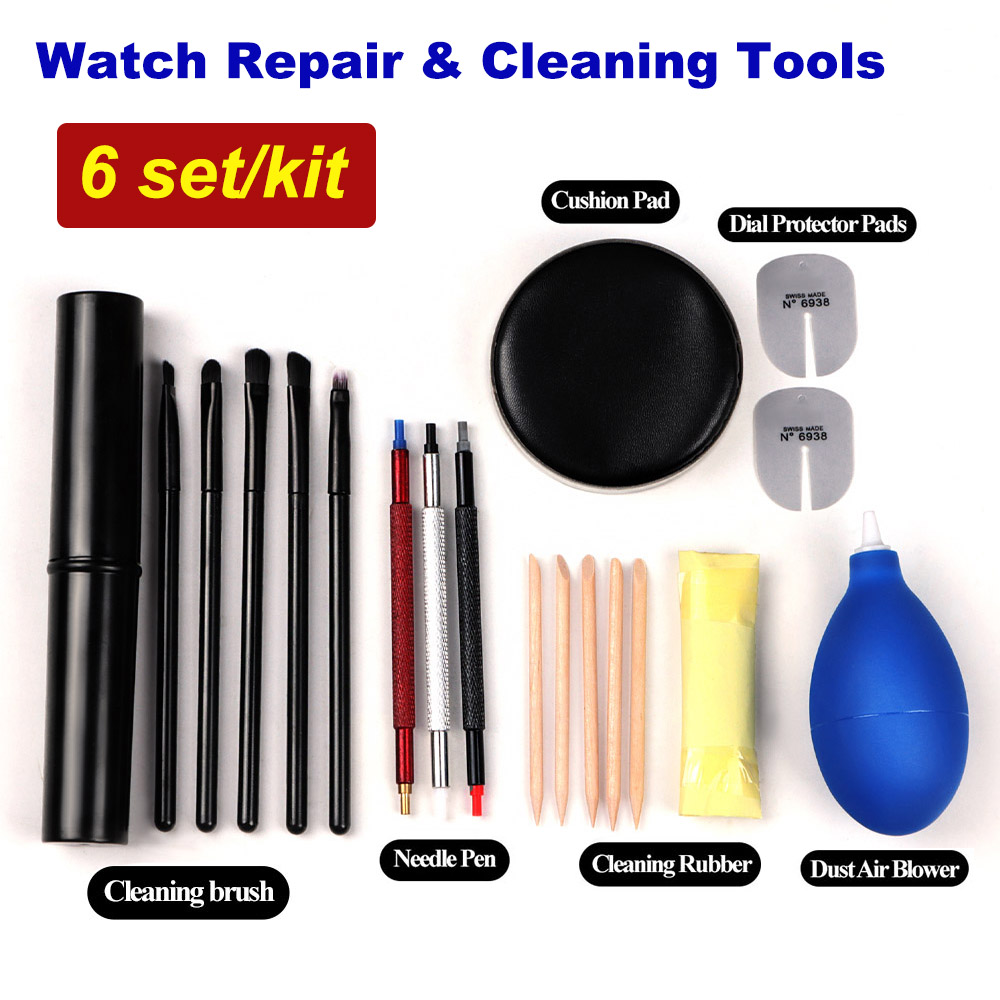 6 키트 시계 수리 액세서리 고무 먼지 공기 송풍기 보 - Luxury Watch Cleaning Kit 리뷰 및 가격