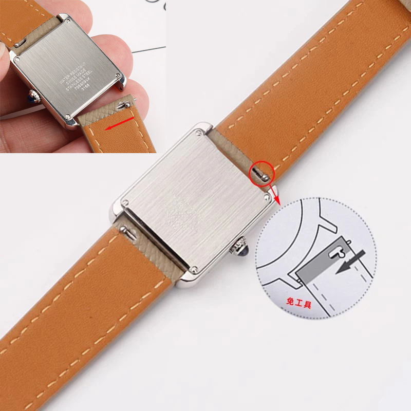 까르띠에 산토스-두몬탱크용 시계 스트랩 런던 15mm  - Luxury Watch Cartier 리뷰 및 가격