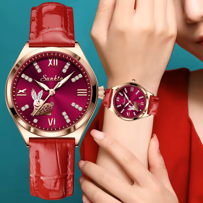 SUNKTA 여성 시계 크리 에이 티브 조디악 다이얼  - Zodiac Luxury Watch 리뷰 및 가격
