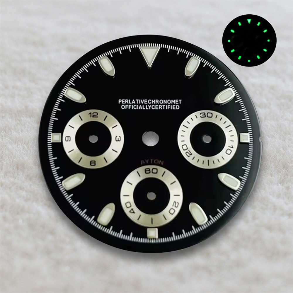 새로운 29.5mm 다이얼 S 로고 다이얼 DTN 팬더 - Exhibition Caseback 리뷰 및 가격