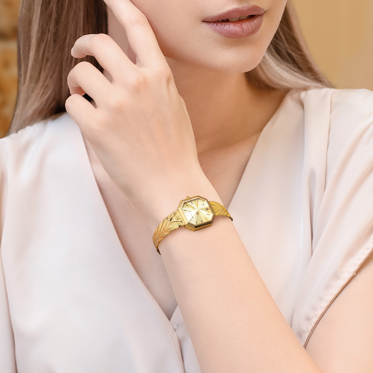 버니 골드 시계 여성용 그릿 다이얼 팔각형 쿼츠 손목시 - Luxury Watch Cartier 리뷰 및 가격