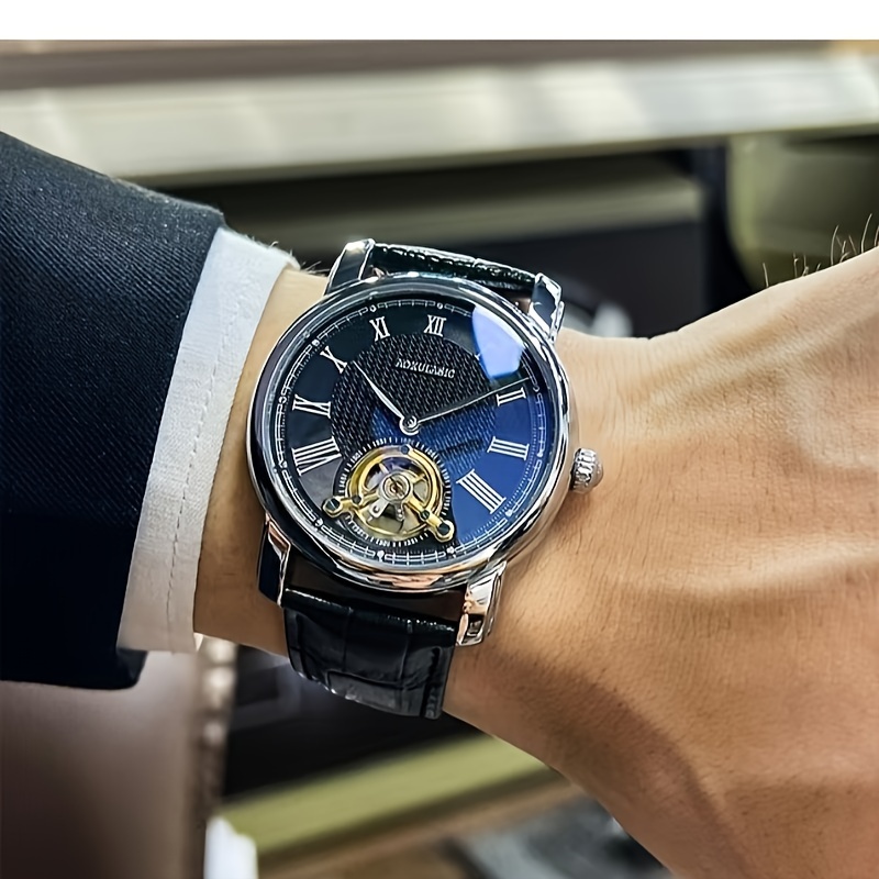 럭셔리 남성용 오토매틱 기계식 시계 - 세련된 속이 비 - Luxury Watch On Sale 리뷰 및 가격