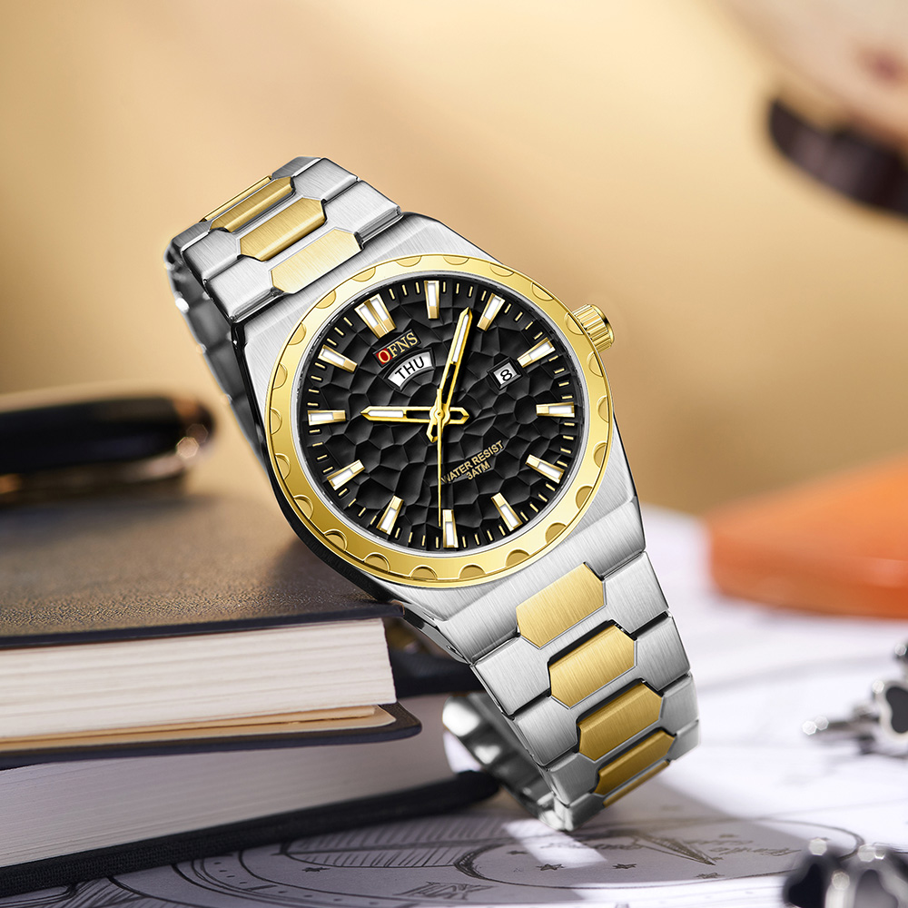 OFNS 비즈니스 남성용 시계 쿼츠 날짜 요일 표시 고 - Luxury Watch Green Dial 리뷰 및 가격