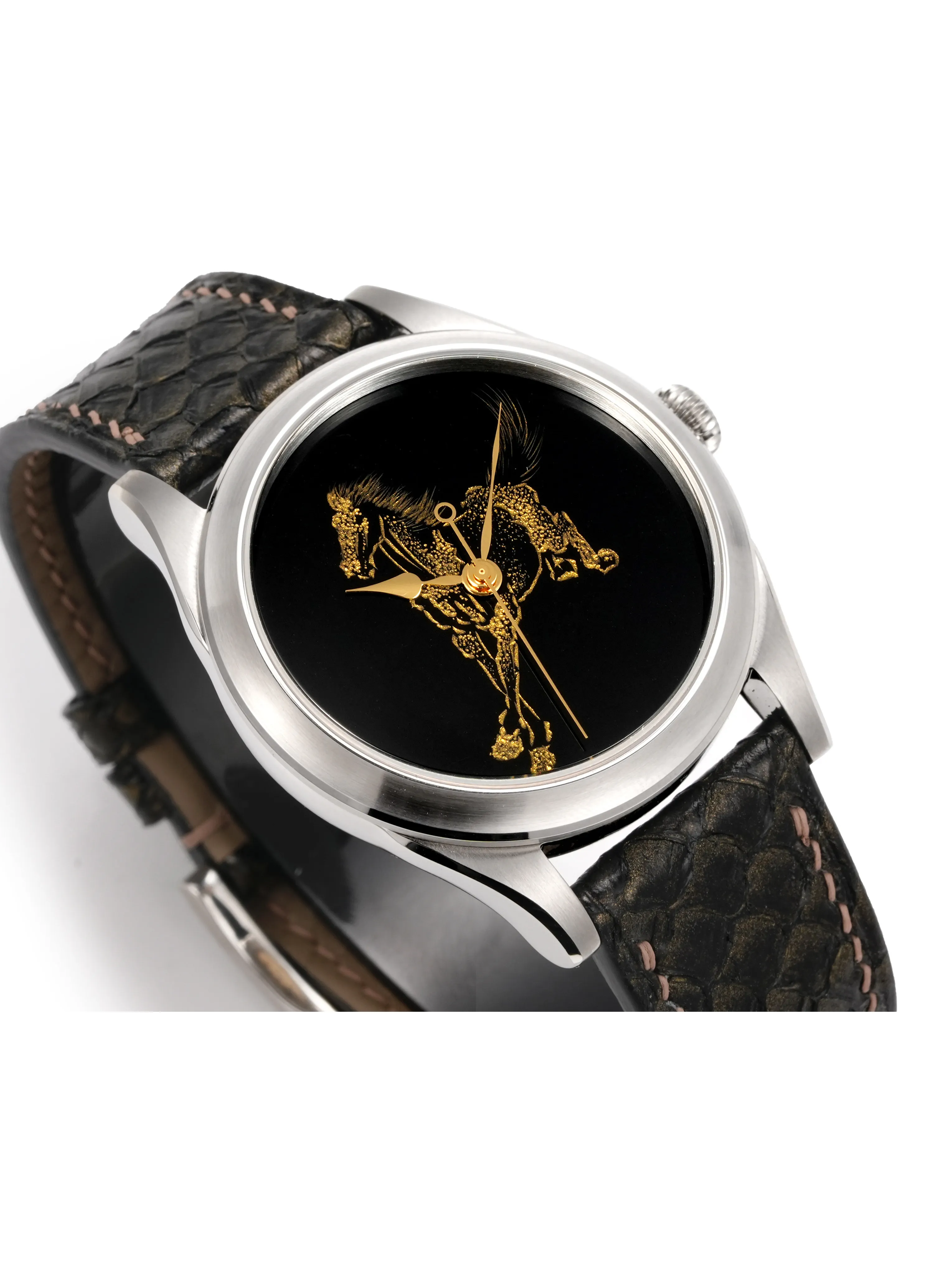 화수오, 성공, 금세공 말의 해 기계식 시계, 가벼운  - Zodiac Luxury Watch 리뷰 및 가격