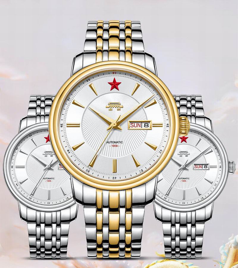 베이징 시계 레드 스타 중국 황도 시계 42mm 실버  - Zodiac Luxury Watch 리뷰 및 가격