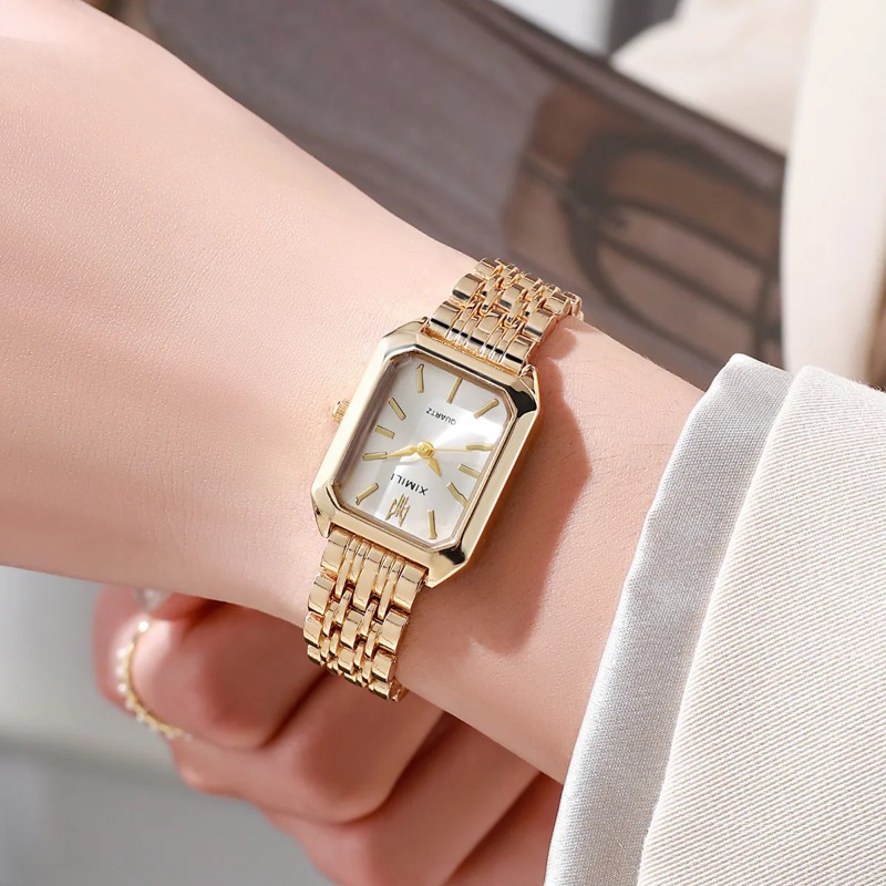 브랜드 여성용 스테인레스 스틸 스트랩 쿼츠 시계 사각  - Luxury Watch Cartier 리뷰 및 가격