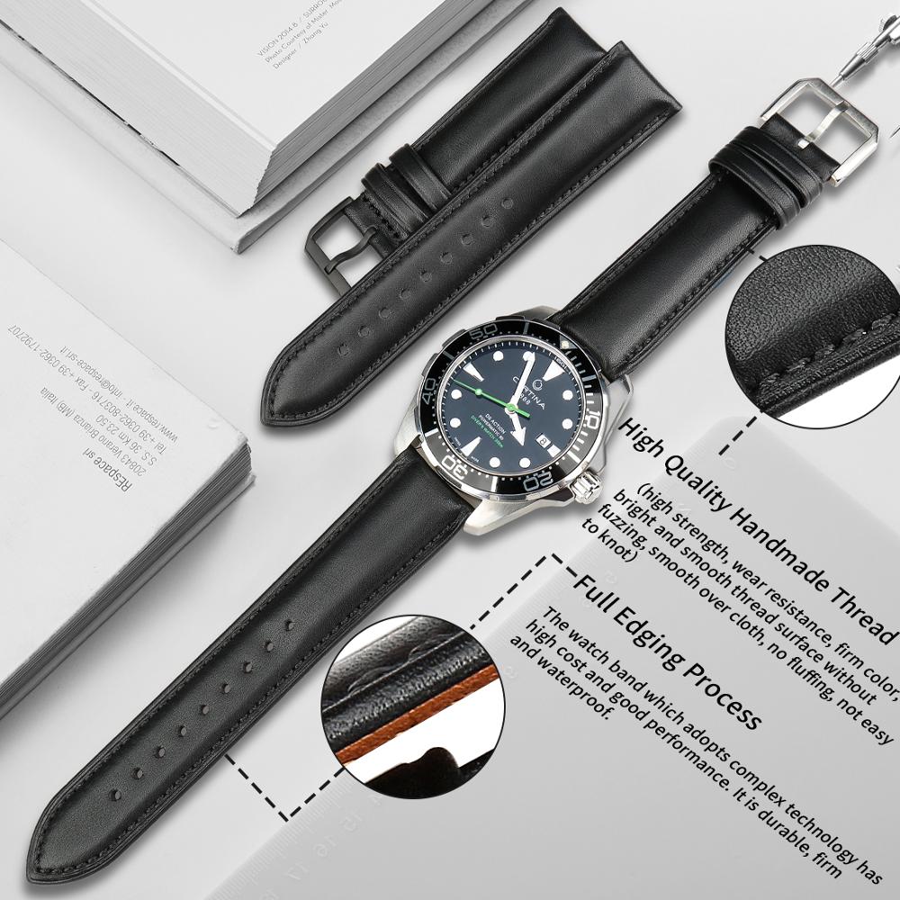 MAIKES 럭셔리 정품 가죽 시계 밴드, 부드러운 소 - Luxury Watch Casio 리뷰 및 가격