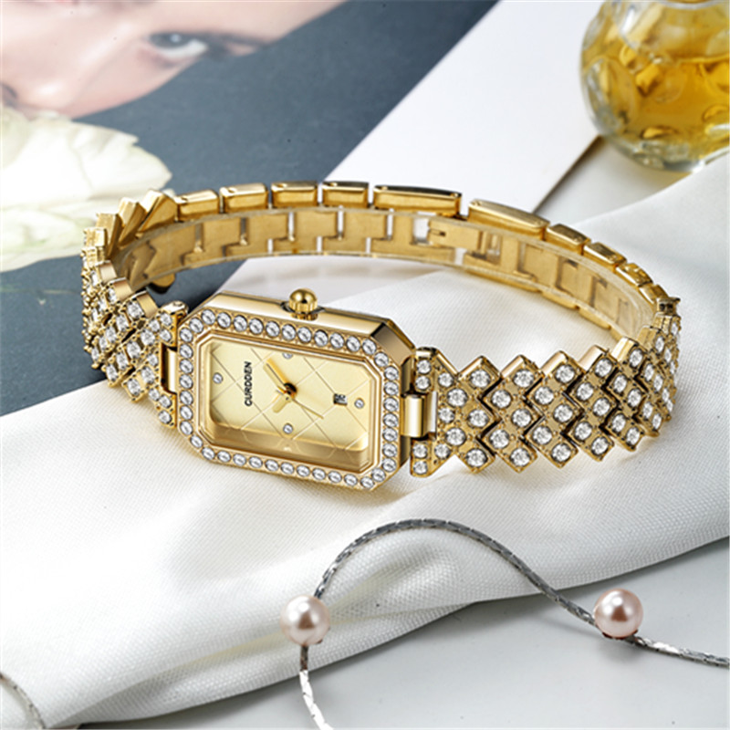 CURDDEN 여성용 오리지널 직사각형 시계, 캐주얼  - Luxury Watch Cartier 리뷰 및 가격