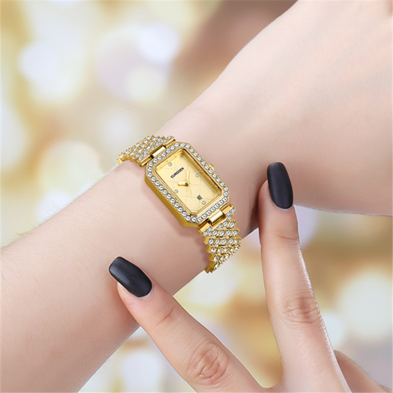 CURDDEN 여성용 오리지널 직사각형 시계, 캐주얼  - Luxury Watch Cartier 리뷰 및 가격