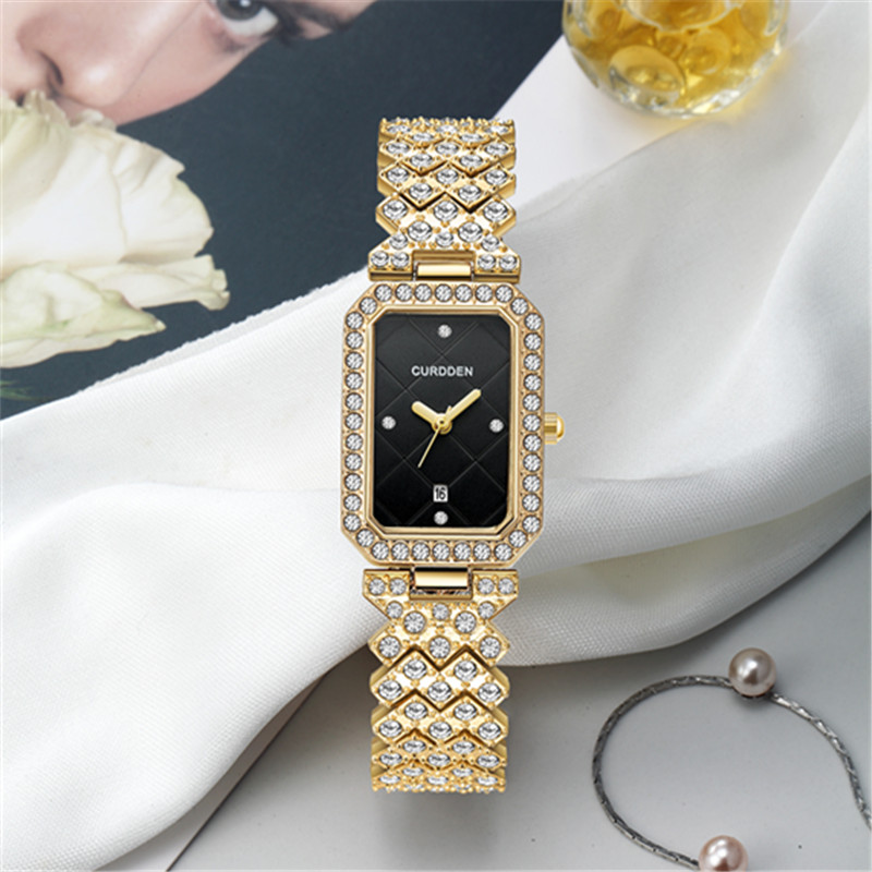 CURDDEN 여성용 오리지널 직사각형 시계, 캐주얼  - Luxury Watch Cartier 리뷰 및 가격