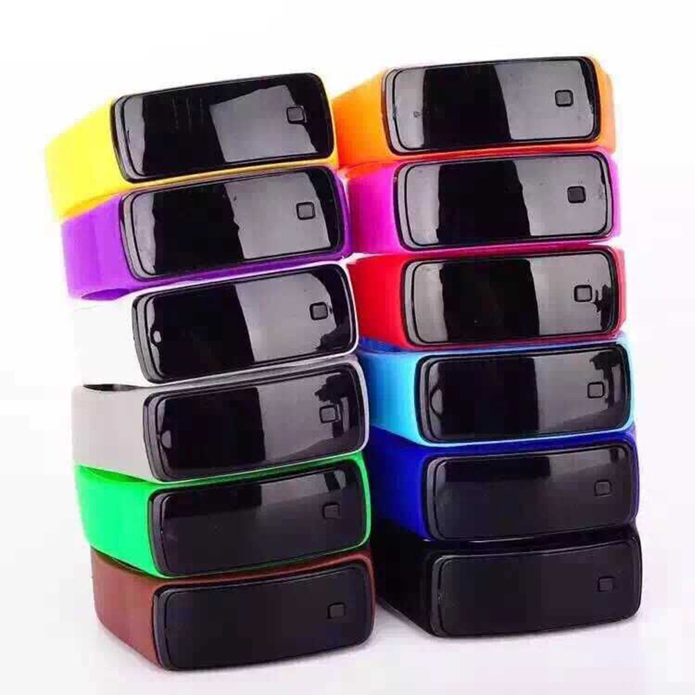 LED 디지털 시계, 검은색 실리콘 밴드, 조절 가능한 - Luxury Watch Gold And Black 리뷰 및 가격