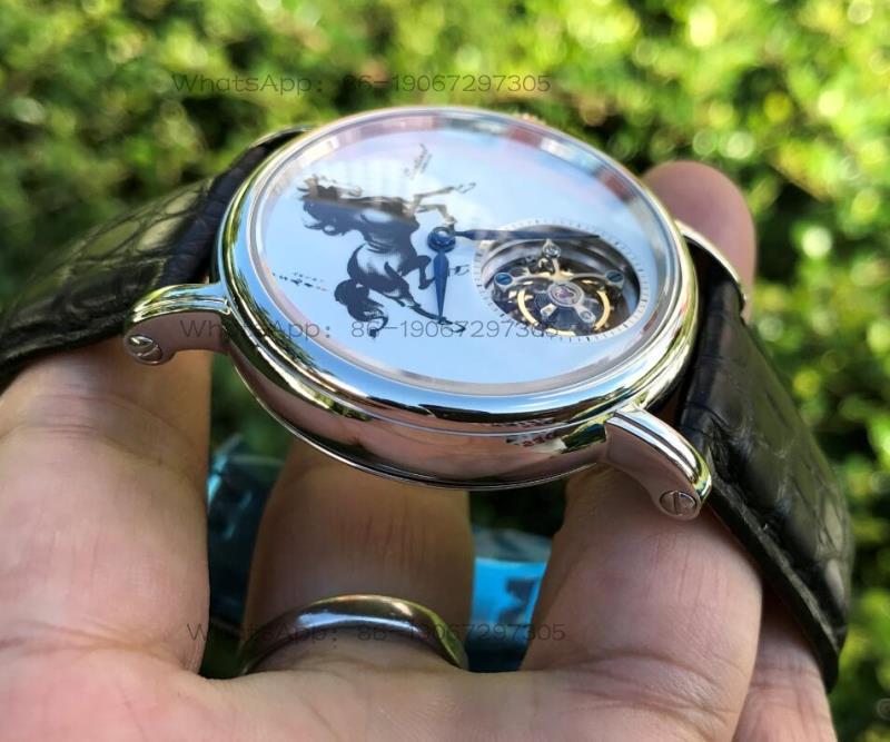 에나멜 다이얼 남성용 기계식 시계 투르비옹 ST8000 - Zodiac Luxury Watch 리뷰 및 가격