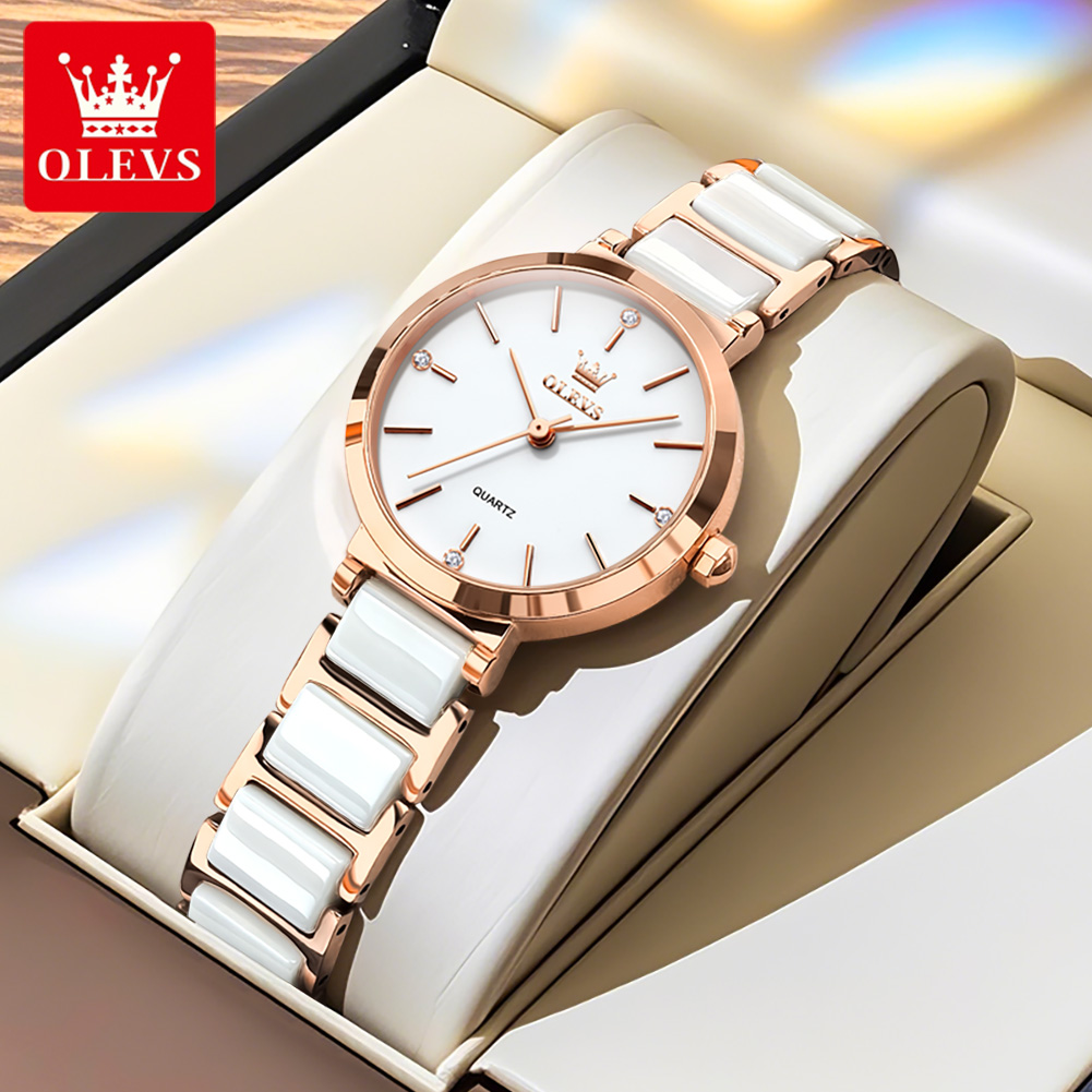 OLEVS 여성 시계 5877 고급스러운 우아한 쿼츠  - Luxury Watch Women 리뷰 및 가격