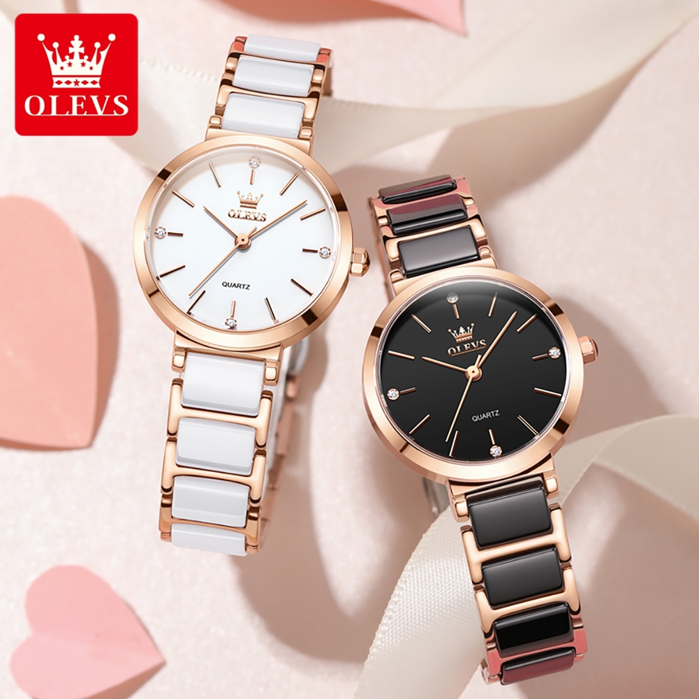 OLEVS 여성 시계 5877 고급스러운 우아한 쿼츠  - Luxury Watch Women 리뷰 및 가격