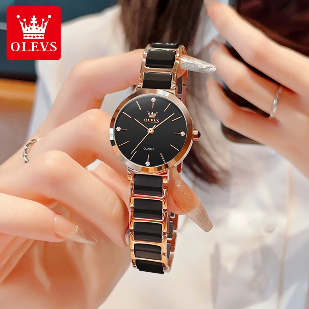 OLEVS 여성 시계 5877 고급스러운 우아한 쿼츠  - Luxury Watch Women 리뷰 및 가격