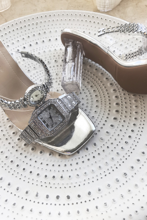 오리지널 디자인 크리스탈 시계 하이힐 샌들 여성용 럭셔 - Luxury Watch Women 리뷰 및 가격