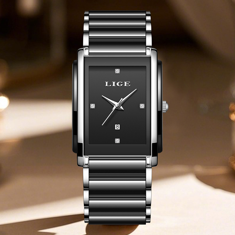 LIGE 새로운 럭셔리 여성 시계 우아한 세라믹 쿼츠  - Luxury Watch Cartier 리뷰 및 가격