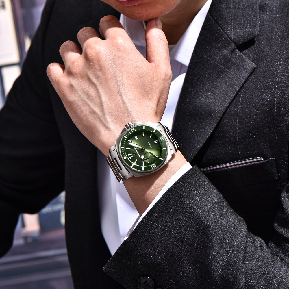PAGANI DESIGN 남성용 시계 럭셔리 그라데이션 - Luxury Watch Green Dial 리뷰 및 가격