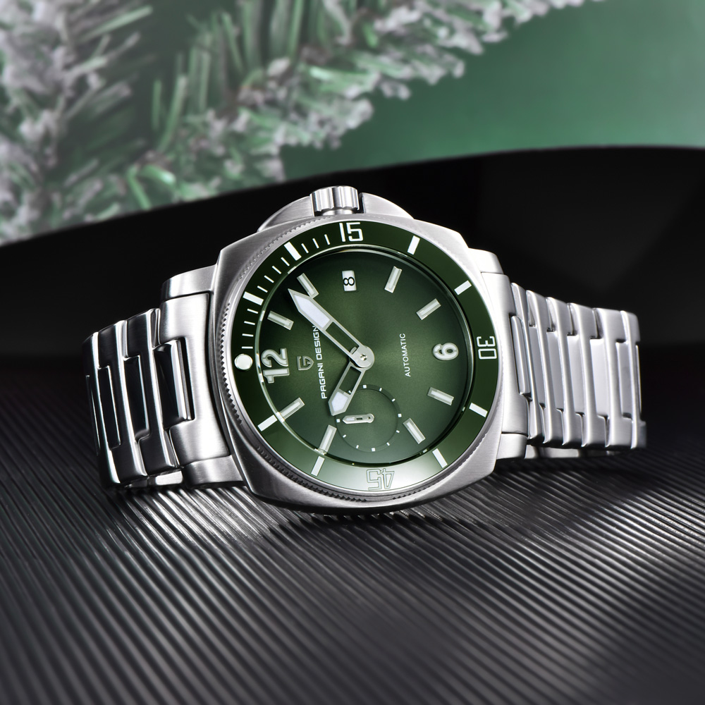 PAGANI DESIGN 남성용 시계 럭셔리 그라데이션 - Luxury Watch Green Dial 리뷰 및 가격
