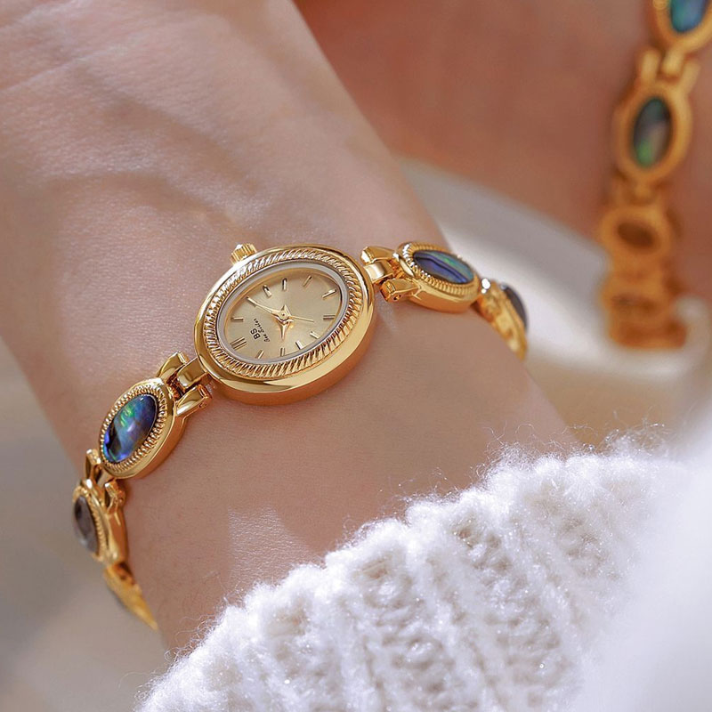 클래식 자연 프리미엄 블랙 골드 전복 쉘 패턴 팔찌 시 - Luxury Watch Gold And Black 리뷰 및 가격
