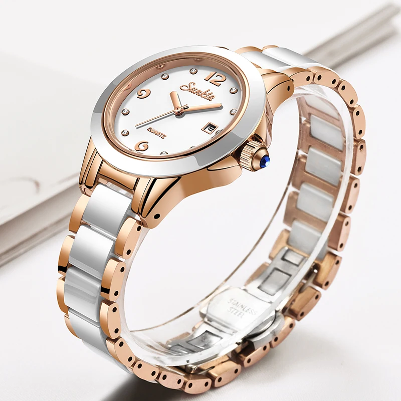 Sunkta 패션 캐주얼 쿼츠 여성 시계 우아한 럭셔리 - Luxury Watch Women 리뷰 및 가격