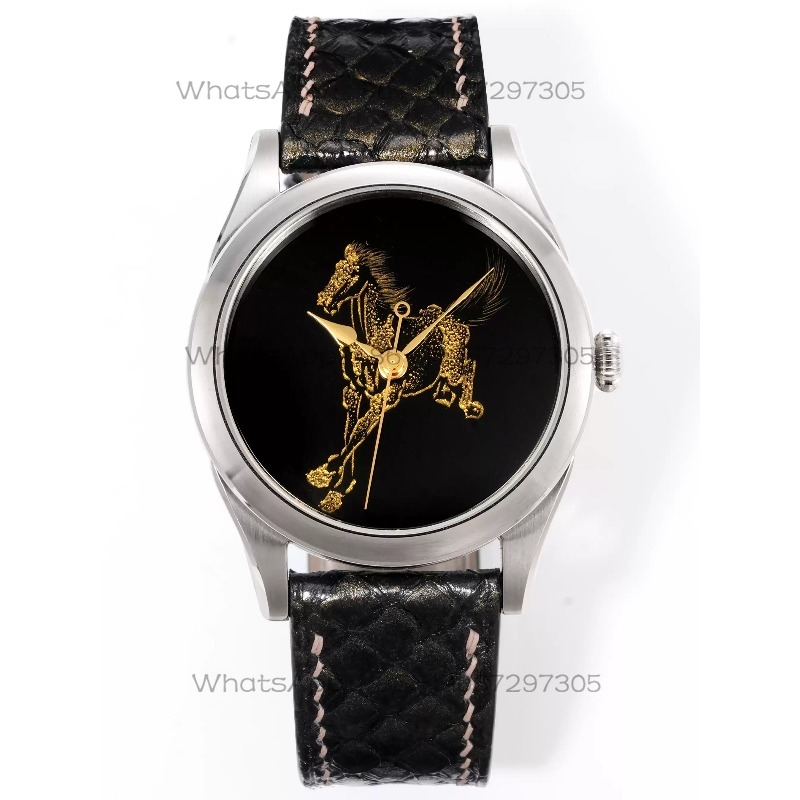 골드 크래프트 말의 해(干支) 기계식 시계, 가벼운 럭 - Zodiac Luxury Watch 리뷰 및 가격