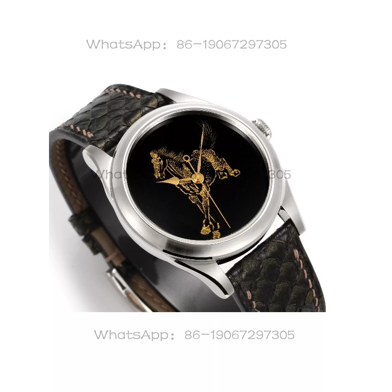 골드 크래프트 말의 해(干支) 기계식 시계, 가벼운 럭 - Zodiac Luxury Watch 리뷰 및 가격