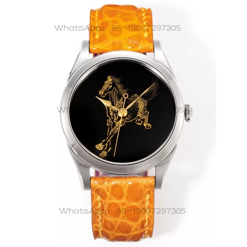 골드 크래프트 말의 해(干支) 기계식 시계, 가벼운 럭 - Zodiac Luxury Watch 리뷰 및 가격
