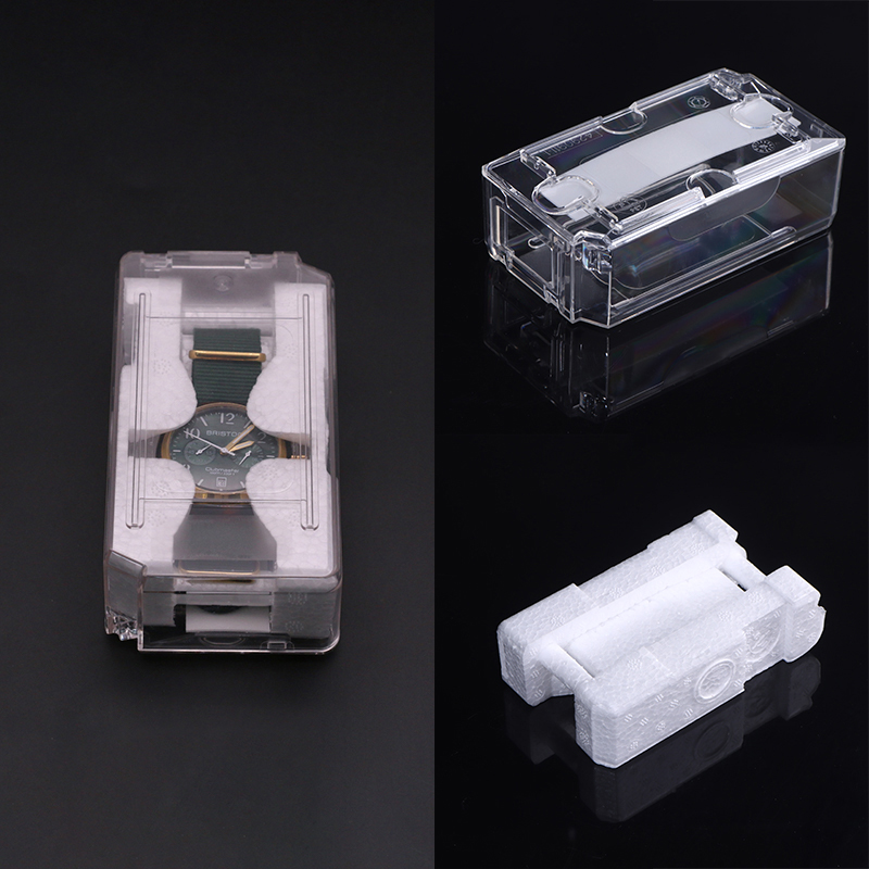 남성용 빈티지 투명 싱글 시계 상자, 고급 시계 보관  - Luxury Watch Case Travel 리뷰 및 가격