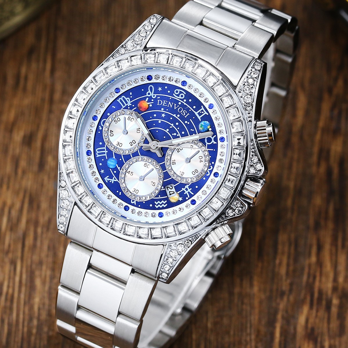 남성용 십이간지 별자리 다이얼 모조 기계식 럭셔리 다이 - Zodiac Luxury Watch 리뷰 및 가격