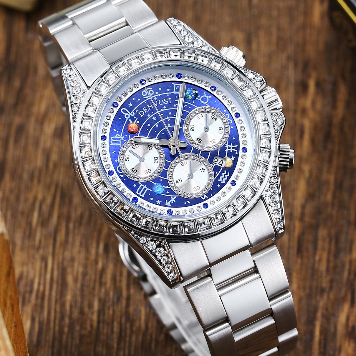 남성용 십이간지 별자리 다이얼 모조 기계식 럭셔리 다이 - Zodiac Luxury Watch 리뷰 및 가격
