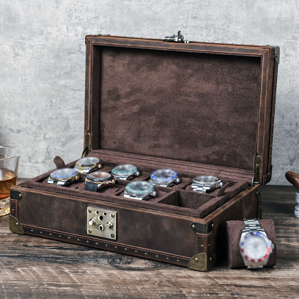 CONTACT'S FAMILY 8 가죽 맞춤형 시계 케 - Luxury Watch Case Travel 리뷰 및 가격