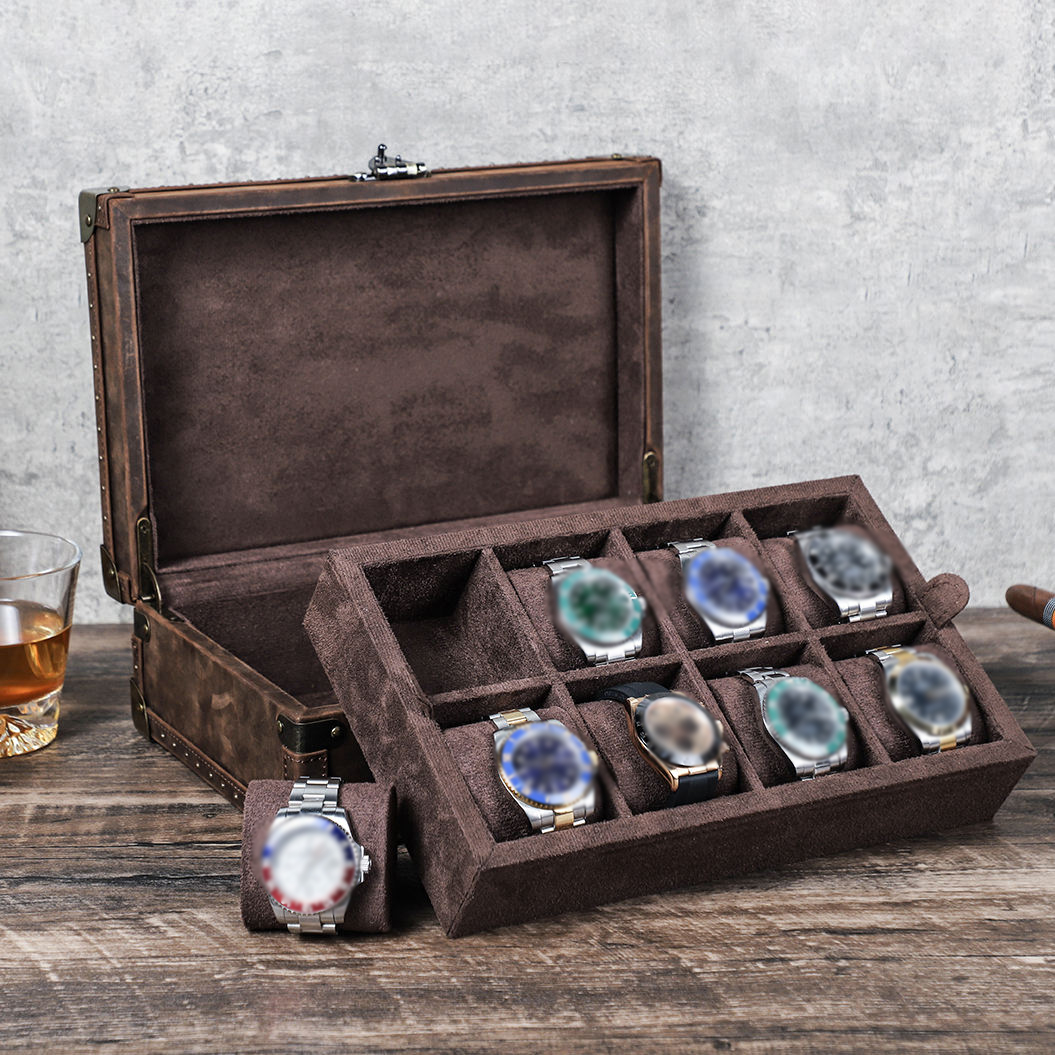 CONTACT'S FAMILY 8 가죽 맞춤형 시계 케 - Luxury Watch Case Travel 리뷰 및 가격