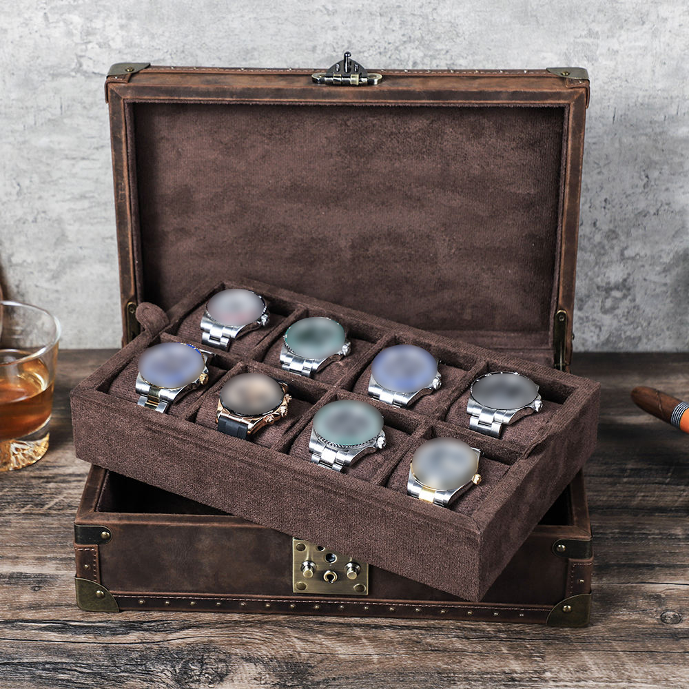 CONTACT'S FAMILY 8 가죽 맞춤형 시계 케 - Luxury Watch Case Travel 리뷰 및 가격