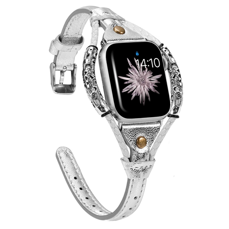 애플 워치 밴드용 정품 가죽 스트랩, 럭셔리 팔찌, 아 - Luxury Watch Ap 리뷰 및 가격