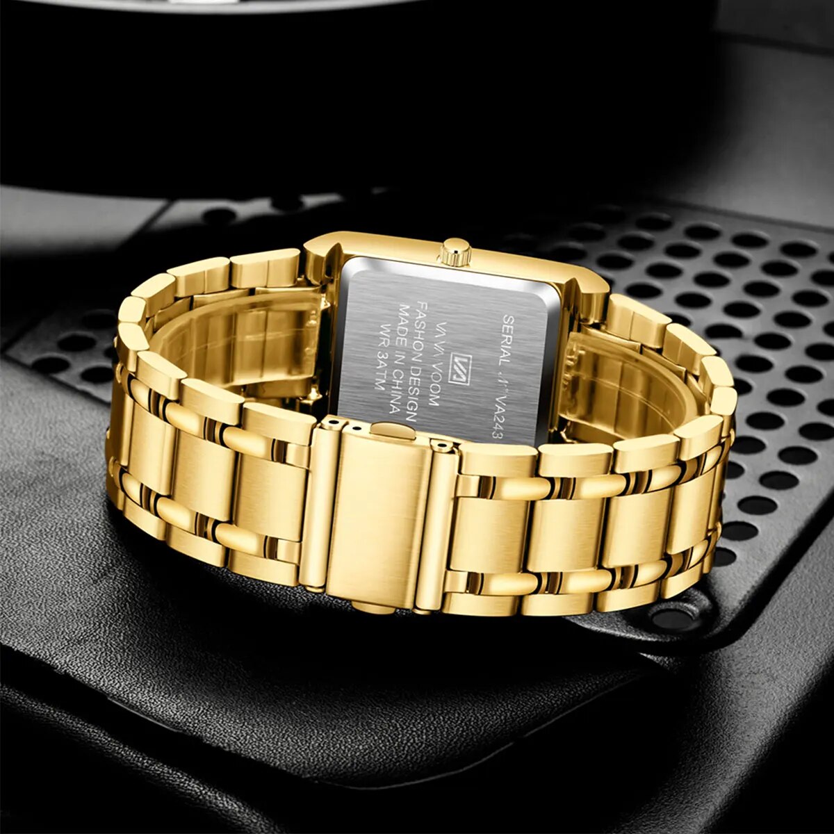 남자 비즈니스 시계 심플한 디자인 럭셔리 패션 직사각형 - Luxury Watch Gold And Black 리뷰 및 가격